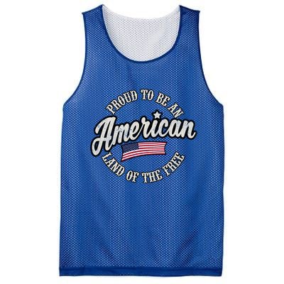 Proud To Be An American Gift Mesh Reversible Basketball Jersey Tank