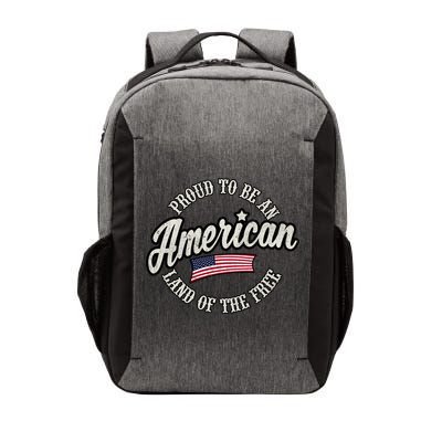 Proud To Be An American Gift Vector Backpack