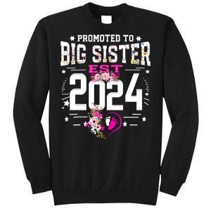 Promoted To Big Sister Est 2024 New Big Sister Mothers Day Sweatshirt