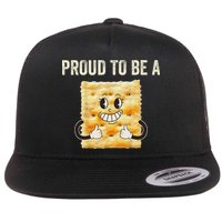 Proud To Be A Cracker Funny Halloween Costume Women Flat Bill Trucker Hat