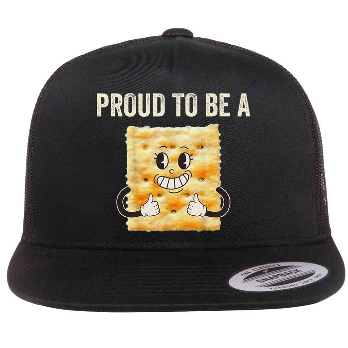 Proud To Be A Cracker Funny Halloween Costume Women Flat Bill Trucker Hat
