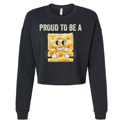 Proud To Be A Cracker Funny Halloween Costume Women Cropped Pullover Crew