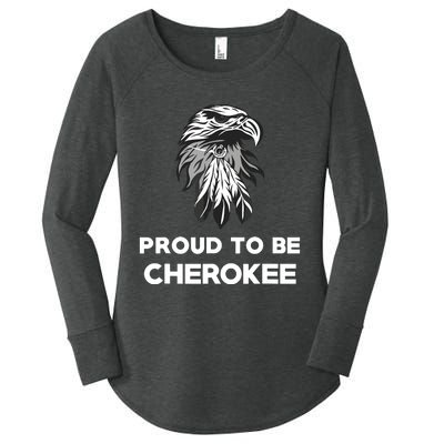 Proud To Be Cherokee Native American Pride Women's Perfect Tri Tunic Long Sleeve Shirt