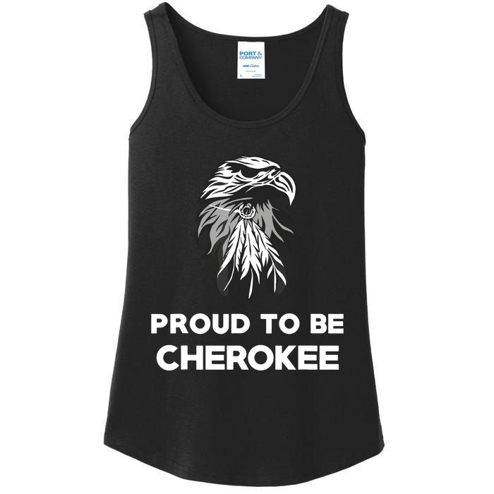 Proud To Be Cherokee Native American Pride Ladies Essential Tank