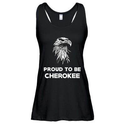 Proud To Be Cherokee Native American Pride Ladies Essential Flowy Tank