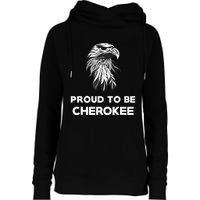 Proud To Be Cherokee Native American Pride Womens Funnel Neck Pullover Hood