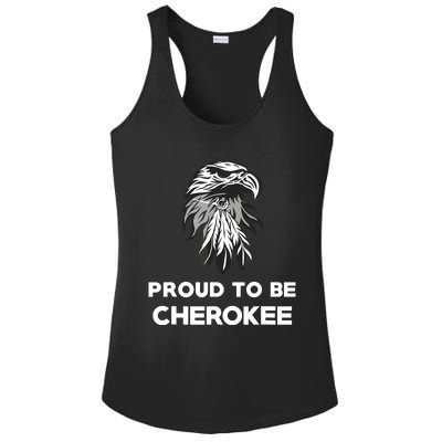 Proud To Be Cherokee Native American Pride Ladies PosiCharge Competitor Racerback Tank