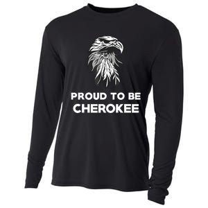 Proud To Be Cherokee Native American Pride Cooling Performance Long Sleeve Crew