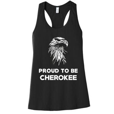 Proud To Be Cherokee Native American Pride Women's Racerback Tank