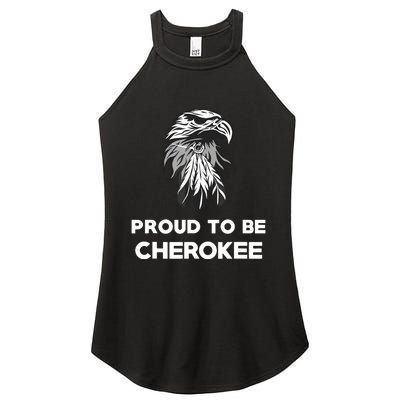 Proud To Be Cherokee Native American Pride Women's Perfect Tri Rocker Tank