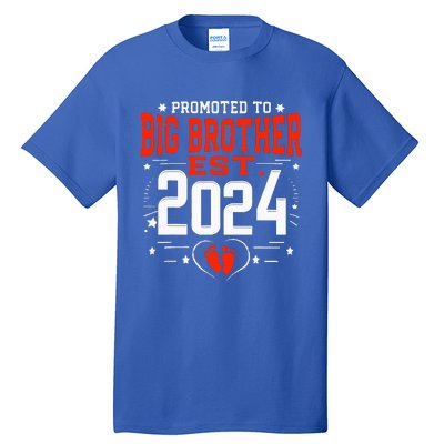 Promoted To Big Brother Est 2024 Tall T-Shirt