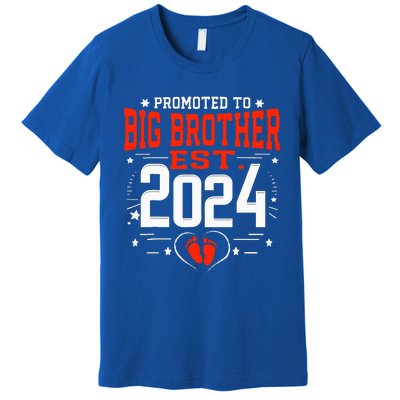 Promoted To Big Brother Est 2024 Premium T-Shirt