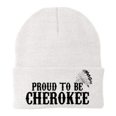 Proud To Be Cherokee Indian Shirts Native Gifts Knit Cap Winter Beanie