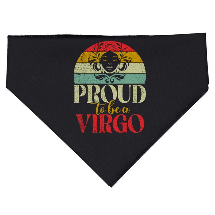 Proud To Be A Virgo Vintage USA-Made Doggie Bandana