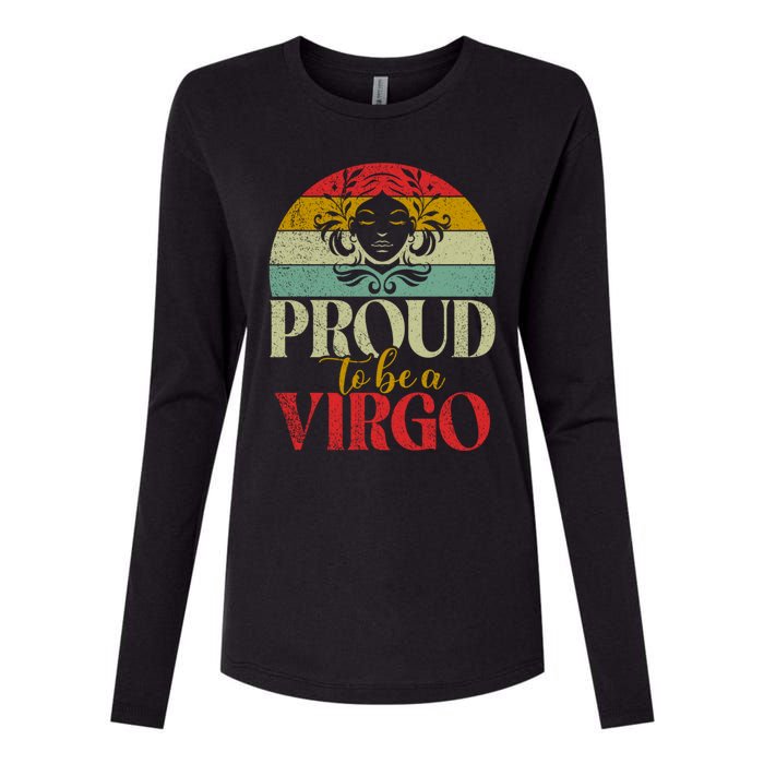 Proud To Be A Virgo Vintage Womens Cotton Relaxed Long Sleeve T-Shirt