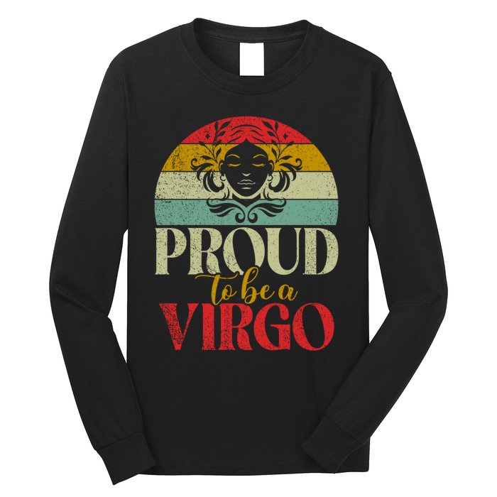 Proud To Be A Virgo Vintage Long Sleeve Shirt