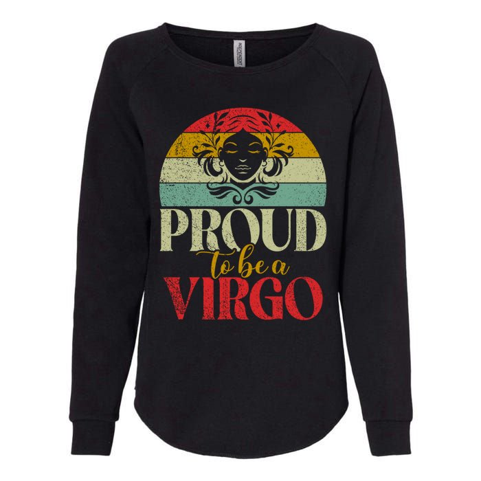 Proud To Be A Virgo Vintage Womens California Wash Sweatshirt