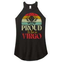 Proud To Be A Virgo Vintage Women's Perfect Tri Rocker Tank