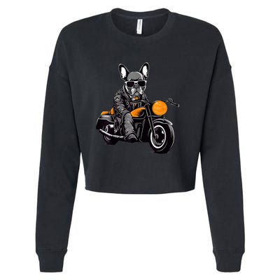 Proud To Be A Frenchie Lover Cropped Pullover Crew