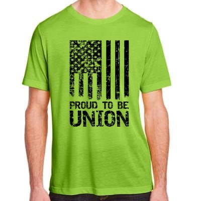 Proud To Be Union Skilled Labor Worker Gift Adult ChromaSoft Performance T-Shirt