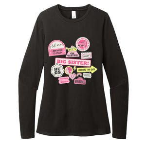 Promoted To Big Sister Cute Gift Womens CVC Long Sleeve Shirt