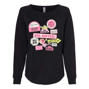 Promoted To Big Sister Cute Gift Womens California Wash Sweatshirt