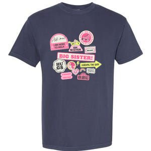 Promoted To Big Sister Cute Gift Garment-Dyed Heavyweight T-Shirt