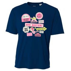 Promoted To Big Sister Cute Gift Cooling Performance Crew T-Shirt