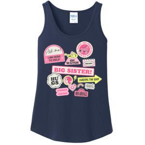 Promoted To Big Sister Cute Gift Ladies Essential Tank