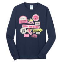 Promoted To Big Sister Cute Gift Tall Long Sleeve T-Shirt