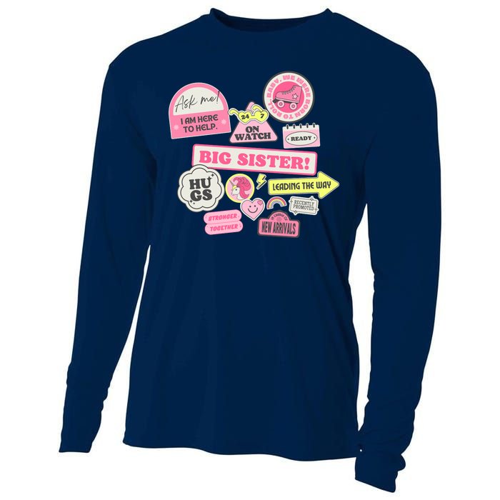 Promoted To Big Sister Cute Gift Cooling Performance Long Sleeve Crew