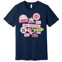 Promoted To Big Sister Cute Gift Premium T-Shirt