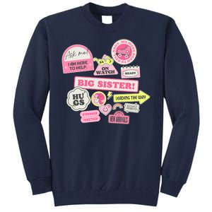 Promoted To Big Sister Cute Gift Tall Sweatshirt