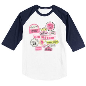 Promoted To Big Sister Cute Gift Baseball Sleeve Shirt