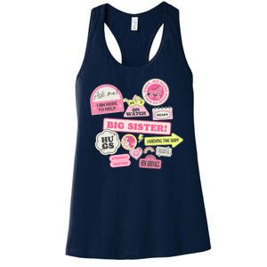 Promoted To Big Sister Cute Gift Women's Racerback Tank