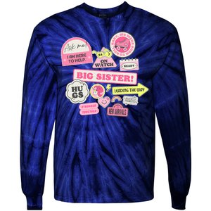 Promoted To Big Sister Cute Gift Tie-Dye Long Sleeve Shirt