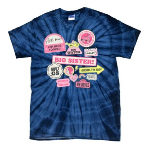 Promoted To Big Sister Cute Gift Tie-Dye T-Shirt