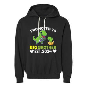 Promoted To Big Brother 2024 Big Brother 2024 Garment-Dyed Fleece Hoodie