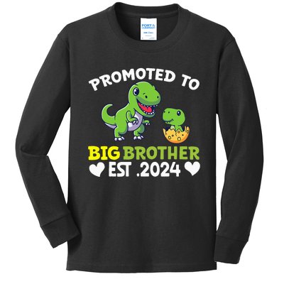 Promoted To Big Brother 2024 Big Brother 2024 Kids Long Sleeve Shirt