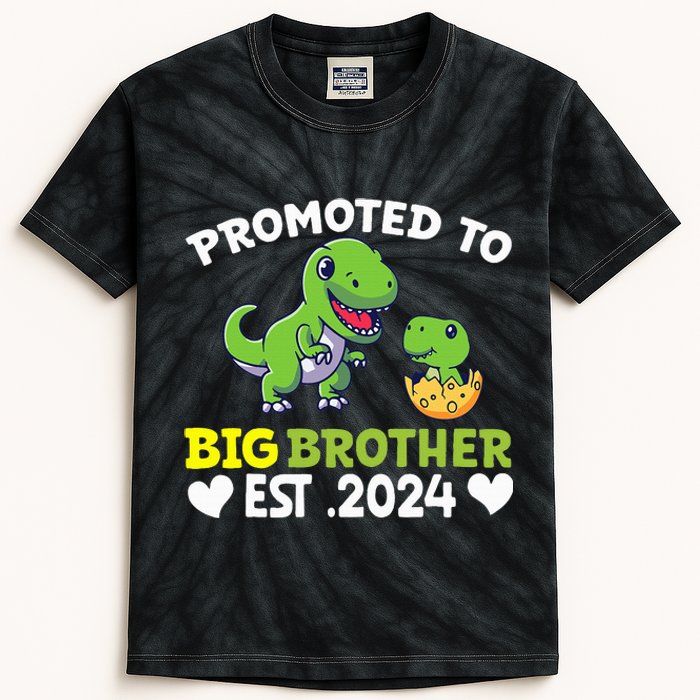 Promoted To Big Brother 2024 Big Brother 2024 Kids Tie-Dye T-Shirt