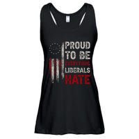 Proud To Be Everything Liberals Hate 1776 Flag Ladies Essential Flowy Tank