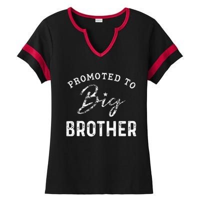 Promoted To Big Brother 2024 Dinosaur Sibling Outfits Ladies Halftime Notch Neck Tee