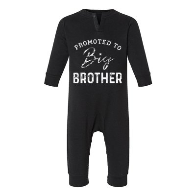 Promoted To Big Brother 2024 Dinosaur Sibling Outfits Infant Fleece One Piece