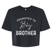 Promoted To Big Brother 2024 Dinosaur Sibling Outfits Bella+Canvas Jersey Crop Tee