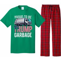 Proud To Be Trump Garbage American Flag Pajama Set