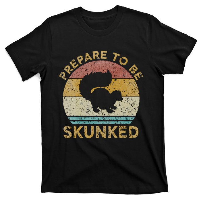 Prepare To Be Skunked Cribbage Lovers Vintage Cribbage Game T-Shirt