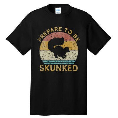 Prepare To Be Skunked Cribbage Lovers Vintage Cribbage Game Tall T-Shirt