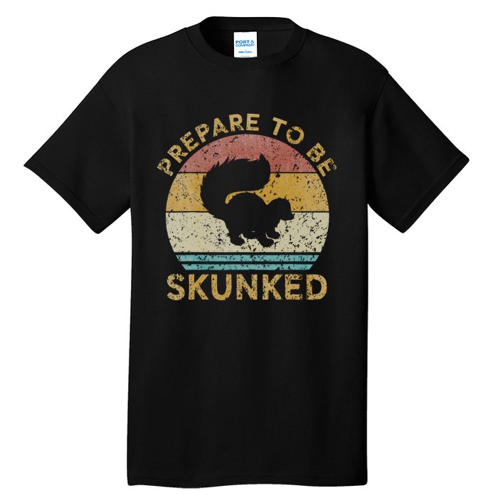 Prepare To Be Skunked Cribbage Lovers Vintage Cribbage Game Tall T-Shirt