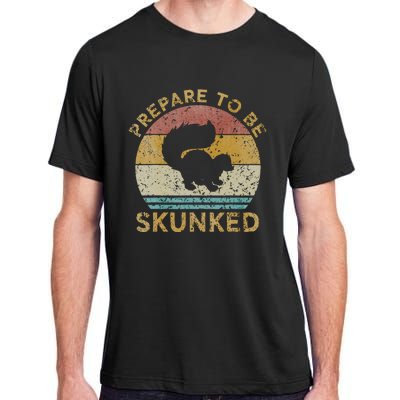 Prepare To Be Skunked Cribbage Lovers Vintage Cribbage Game Adult ChromaSoft Performance T-Shirt