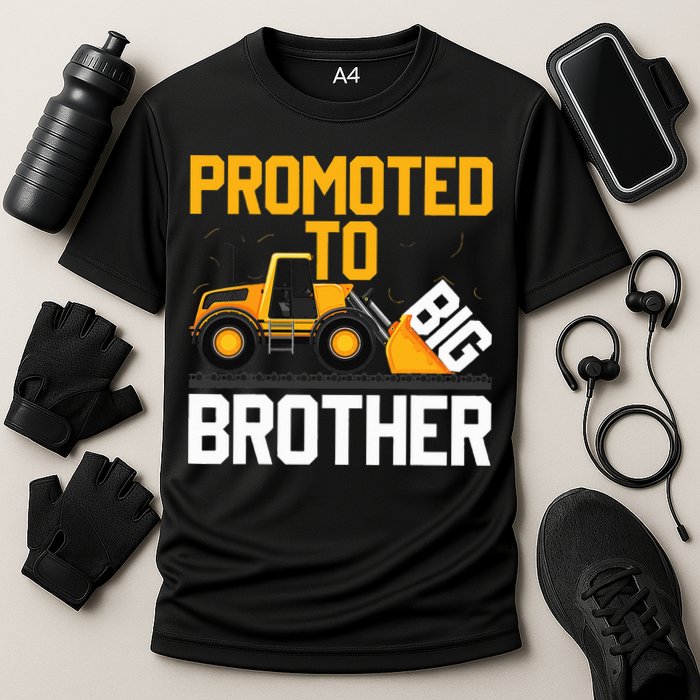 Promoted To Big Brother  I Leveled up to Big Brother Cooling Performance Crew T-Shirt